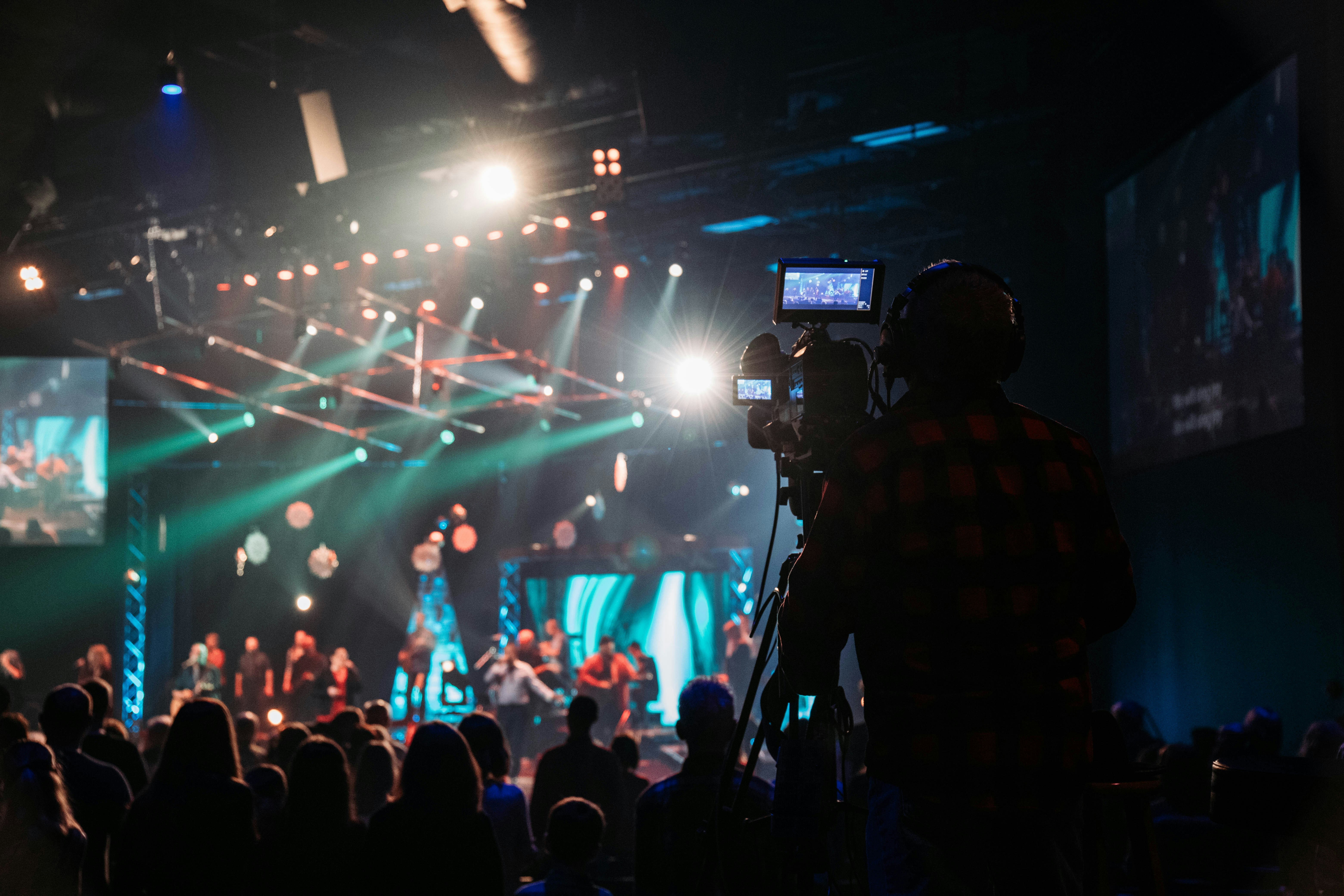 Camera Man At a live event